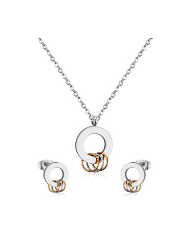 Комплект дамско колие и обеци Lee Cooper LC.S.01448.330