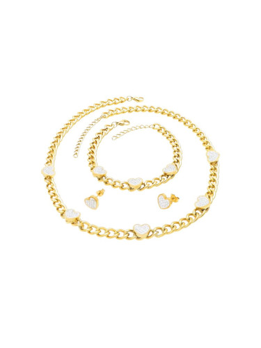 Комплект колие, гривна и обеци Lee Cooper LC.S.01612.110