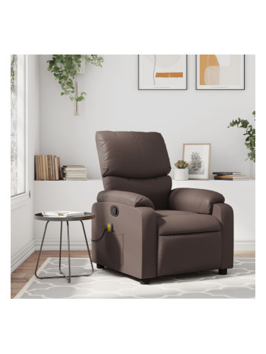 Sonata H Масажен наклоняем стол, кафяв, изкуствена кожа