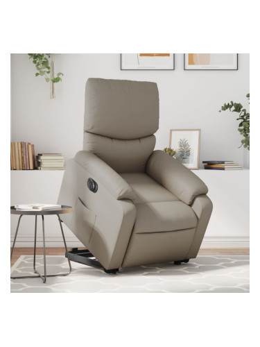 Sonata H Електрически изправящ реклайнер стол, капучино, изкуствена кожа