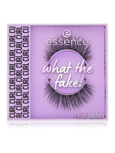 essence WHAT THE FAKE! изкуствени мигли Dramatic Curl 1 чифт