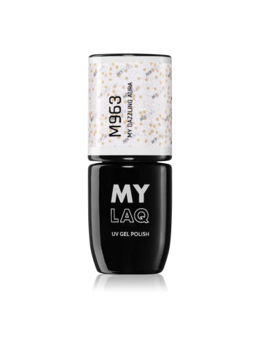 MYLAQ My Aura гел лак за нокти цвят My Dazzling Aura 5 мл.