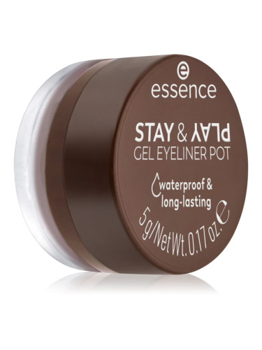 essence STAY & PLAY очна линия цвят 02 Brown 5 гр.