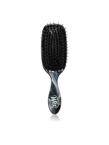 Wet Brush Shine Enhancer Четка за коса с косми от глиган Metalic marble - onyx 1 бр.