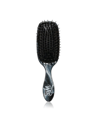 Wet Brush Shine Enhancer Четка за коса с косми от глиган Metalic marble - onyx 1 бр.