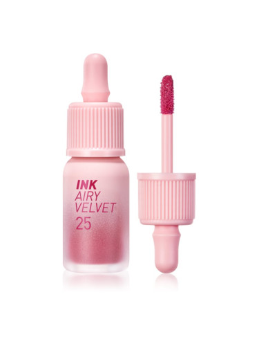 peripera Ink Airy Velvet крем-червило с матиращ ефект цвят 25 Zazzy Peach 4 гр.