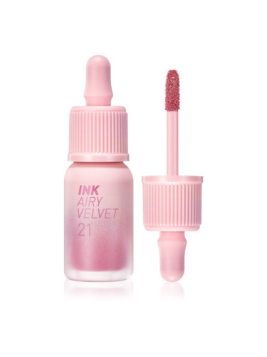 peripera Ink Airy Velvet крем-червило с матиращ ефект цвят 21 Fluffy Peach 4 гр.