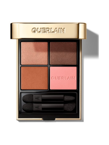 GUERLAIN Ombres G палитра от сенки за очи цвят 129 Honey Amber 6 гр.