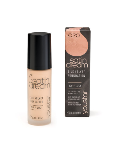 YOUSTAR Satin Dream Foundation Фон дьо тен флуид  35ml