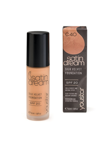 YOUSTAR Satin Dream Foundation Фон дьо тен флуид  35ml
