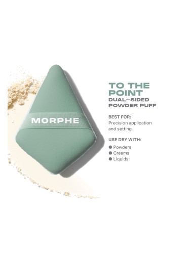 MORPHE To The Point Powder Puff Гъби за грим дамски  