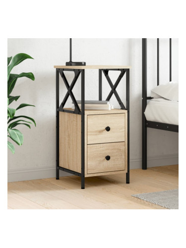 Sonata H Нощно шкафче, дъб сонома, 34x35,5x70 см, инженерно дърво