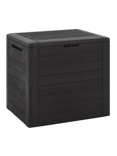 Sonata H Градински сандък за съхранение кафяв 58,5x46x55 см полипропилен