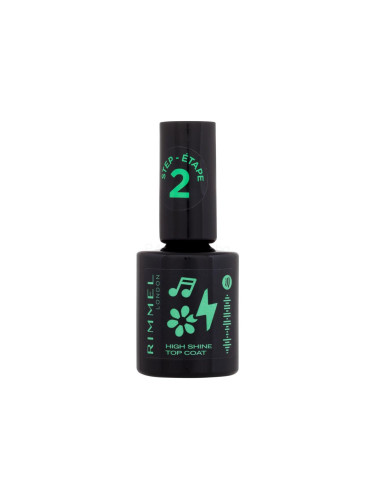 Rimmel London High Shine Top Coat Лак за нокти за жени 12 ml