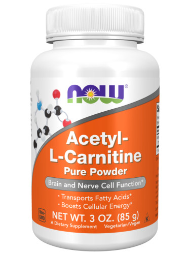NOW - Acetyl L-Carnitine Powder - 85 Г