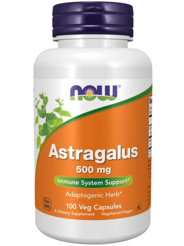 NOW - Astragalus 500 МГ - 100 Капсули
