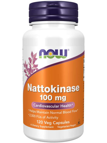 NOW - Nattokinase 100 мг - 120 капсули