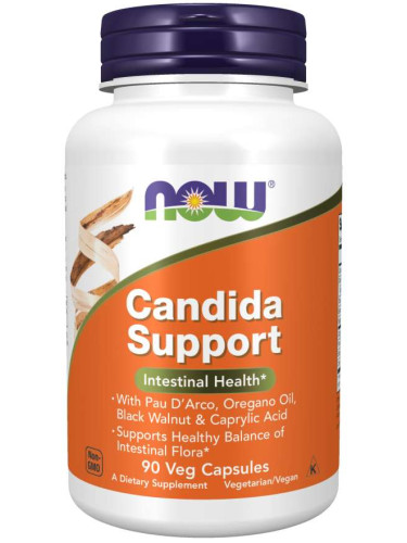 NOW - Candida Support - 90 Капсули