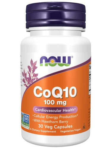 NOW - CoQ10 100 мг - 30 Капсули
