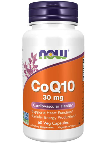 NOW - CoQ10 30 МГ - 60 Капсули