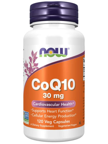 NOW - CoQ10 30 МГ - 120 Капсули