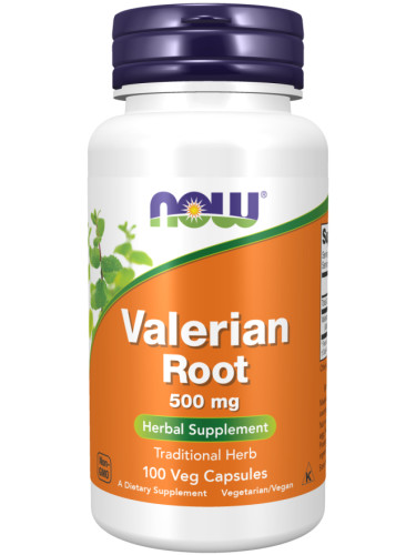 NOW - Valerian Root 500 МГ - 100 Капсули