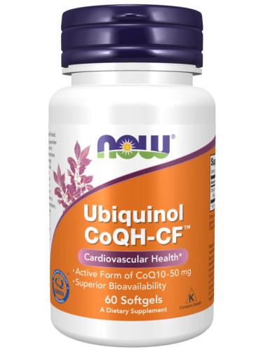 NOW - Ubiquinol CoQH-CF - 60 Дражета