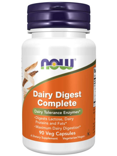 NOW - Dairy Digest Complete - 90 капсули