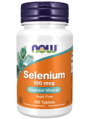 NOW - Selenium 100 МКГ - 100 Таблетки