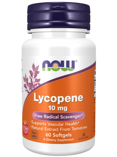 NOW - Lycopene 10 МГ - 60 Дражета