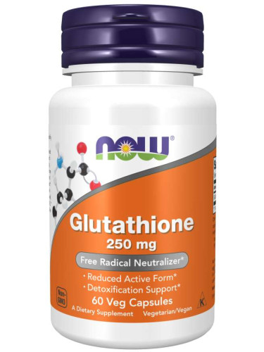 NOW - Glutathione 250 МГ - 60 Капсули