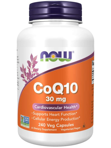 NOW - CoQ10 30 МГ - 240 Капсули