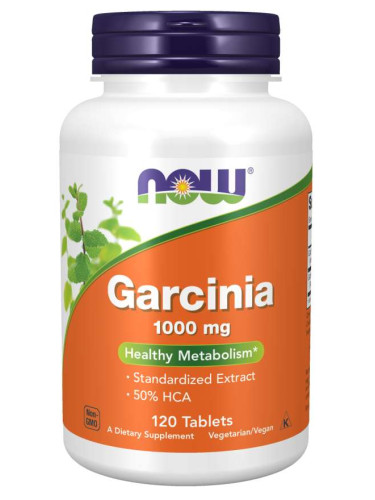 NOW - Garcinia 1000 МГ - 120 Таблетки