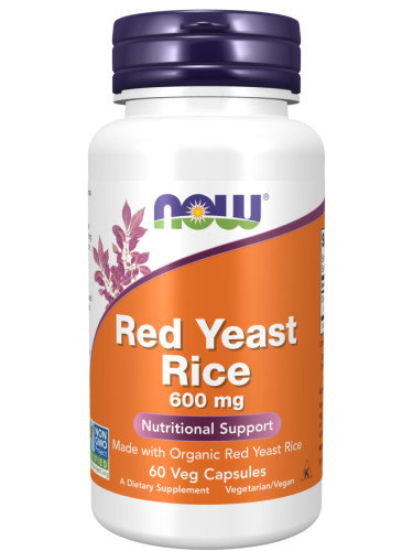 Now - Red Yeast Rice 600 мг - 60 капсули