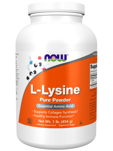 NOW - L-Lysine Powder - 454 g