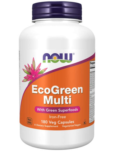 NOW - EcoGreen Multi - 180 капсули