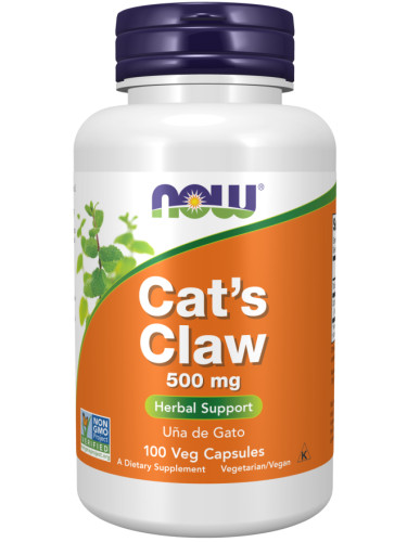 NOW - CАТs Claw (Котешки Нокът) - 500 МГ - 100 Капсули