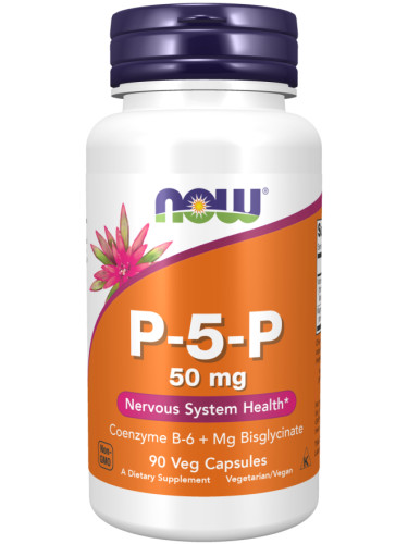 NOW - P-5-P Vegetarian (Витамин B-6) 50 МГ - 90 Veg Capsules