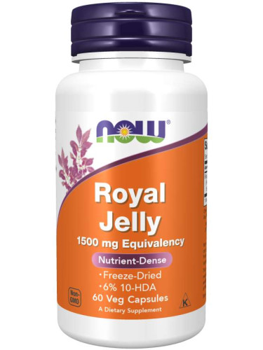NOW - Royal Jelly 1500 mg - 60 capsules