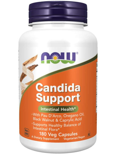 NOW - Candida Support - 180 Капсули