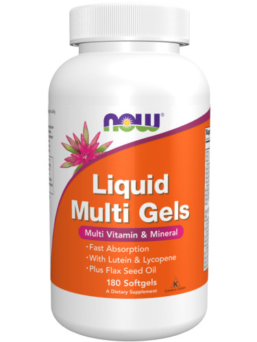 NOW - Liquid Multi Gels - 180 Дражета