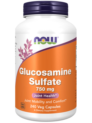 NOW - Glucosamine Sulfate 750mg - 240 капсули