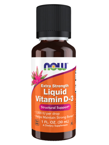 NOW - Vitamin D-3 1000 (Extra Strength) - 30 ml