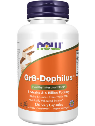 NOW - GR 8 Dophilus - 120 Капсули