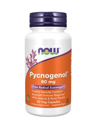 NOW - Pycnogenol 60 МГ - 50 Капсули