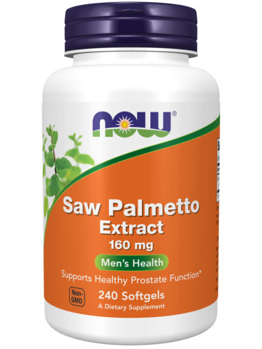 NOW - Saw Palmetto Extract 160 МГ - 240 Дражета
