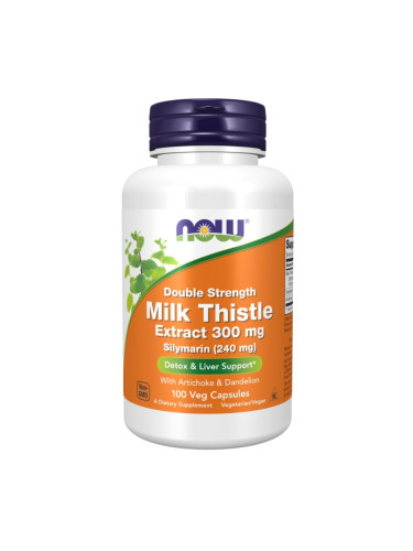 NOW - Silymarin (Магарешки Бодил) - 300 МГ - 100 Веган Капсули