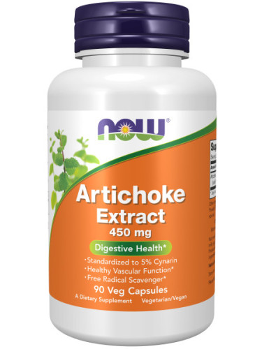NOW - Artichoke Extract 450 mg - 90 Vegetarian Capsules