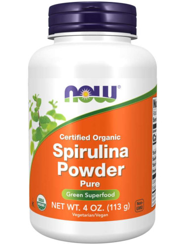 NOW - Spirulina Organic Powder - 113 g
