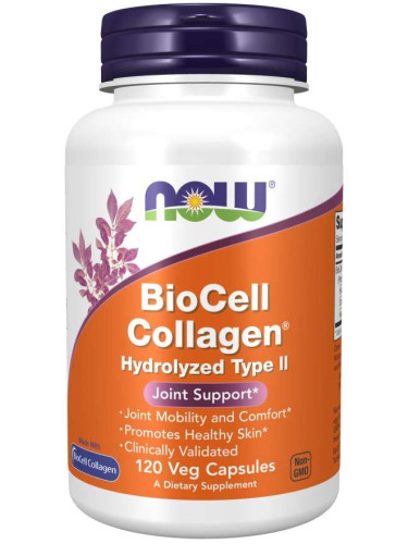 NOW - Biocell Collagen - 120 веган капсули